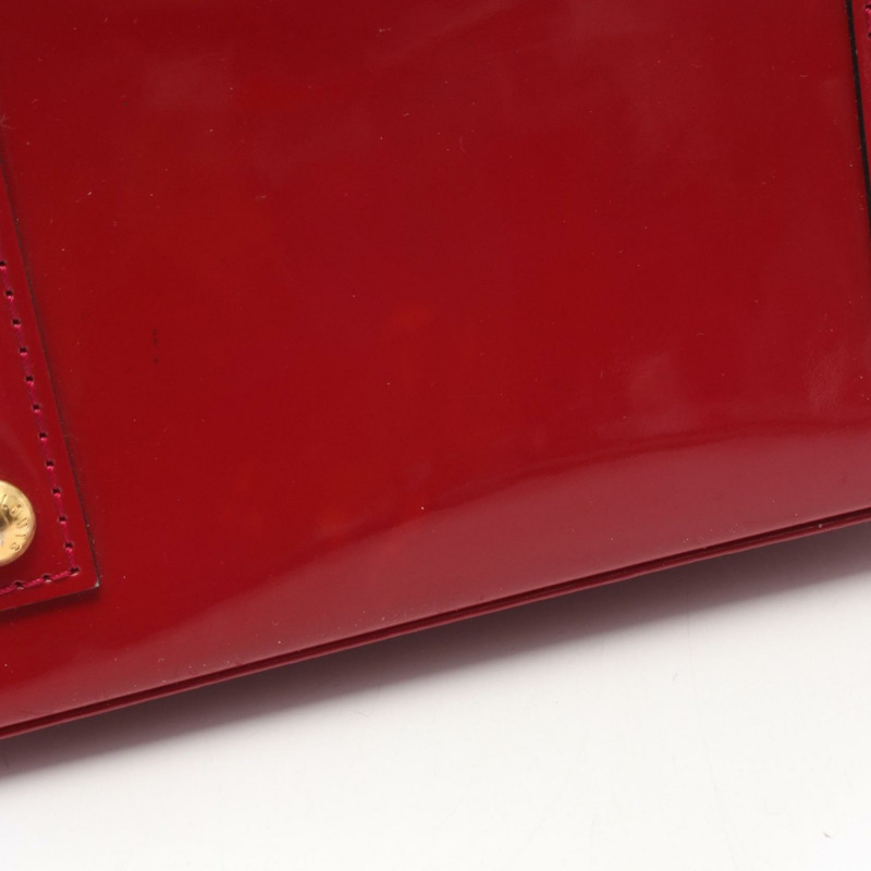 路易威登 Alma BB 單肩手提包 M91771 Vernis 皮革 Rose Andian 二手 LV-9