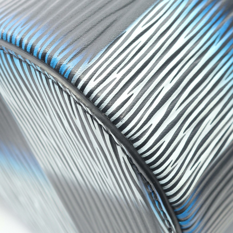 路易威登 Soft Polochon PM 斜背包 M23744 Epi Damier Rush 藍色-4