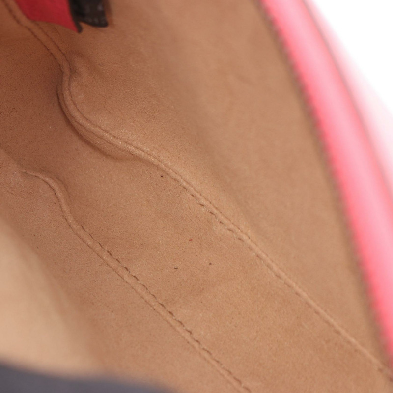 GUCCI Aphrodite GG Marmont 手提包 739076 皮革 粉紅色 二手 女士-7