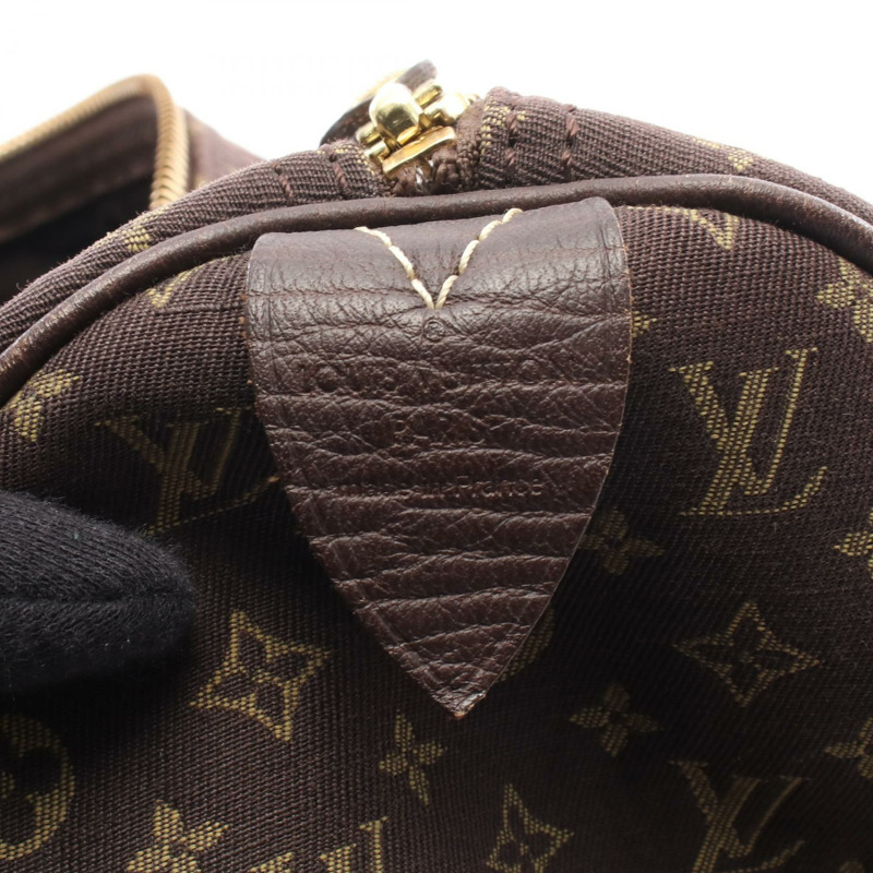 路易威登 Speedy 30 手提包 M95224 Monogram mini Lin 帆布皮革 Ebene LV-3