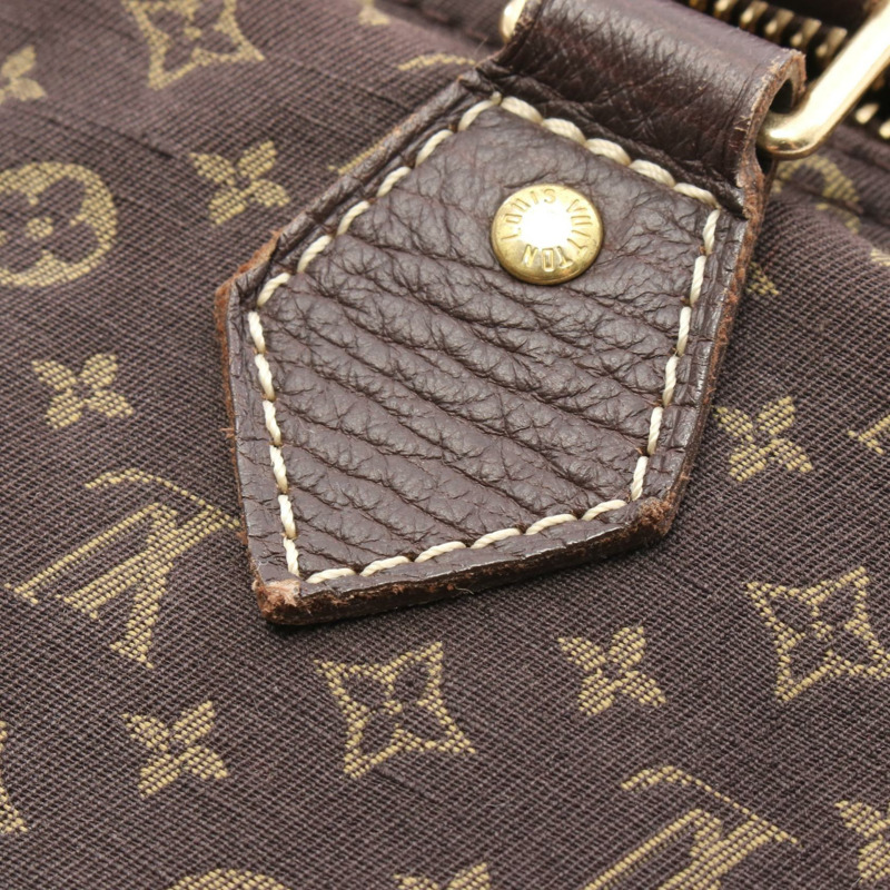 路易威登 Speedy 30 手提包 M95224 Monogram mini Lin 帆布皮革 Ebene LV-7