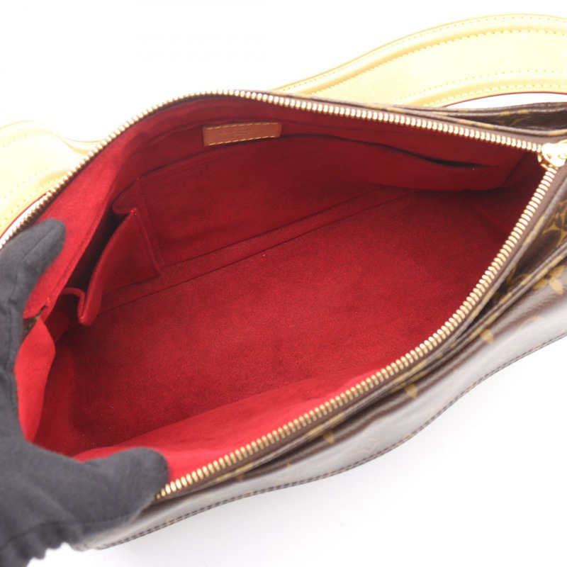 路易威登 Vivacite GM 單肩包 M51163 Monogram 皮革棕色二手女士-2