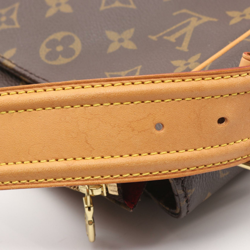 路易威登 Vivacite GM 單肩包 M51163 Monogram 皮革棕色二手女士-6