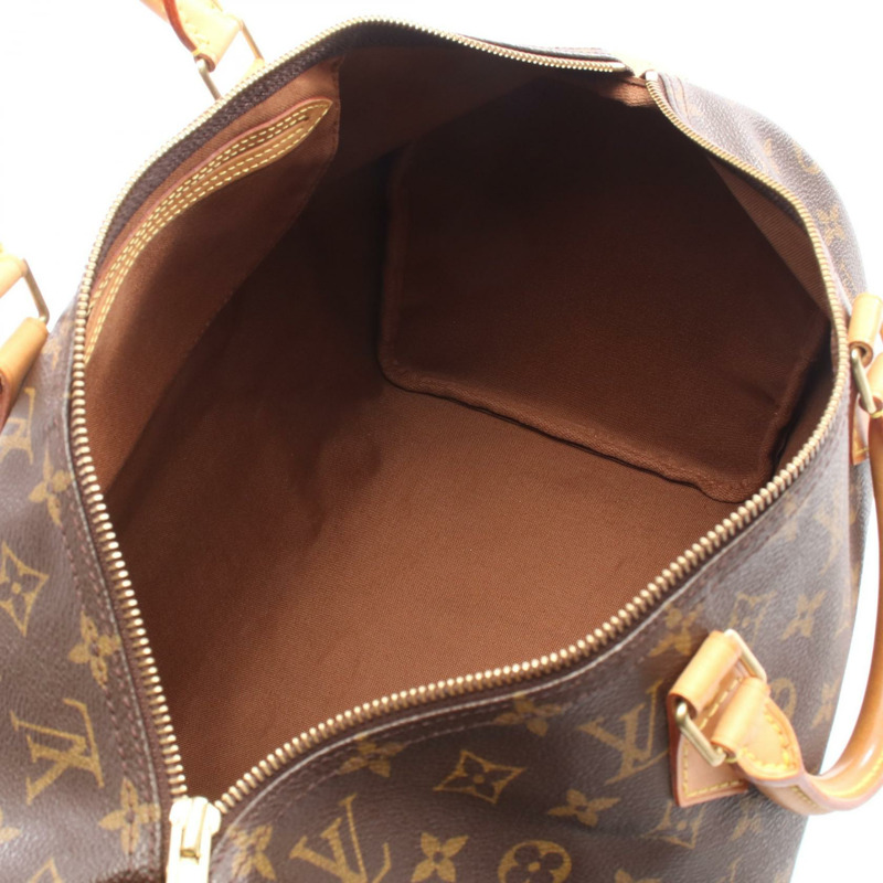 路易威登 Speedy 40 手提包 M41522 Monogram 帆布皮革棕色二手女士-2