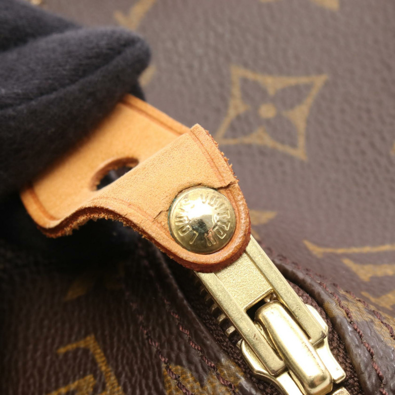 路易威登 Speedy 40 手提包 M41522 Monogram 帆布皮革棕色二手女士-8