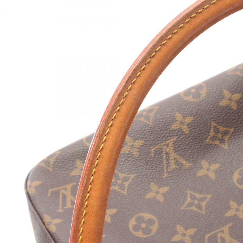 路易威登 Looping GM 單肩包 M51145 Monogram 帆布皮革棕色二手-8