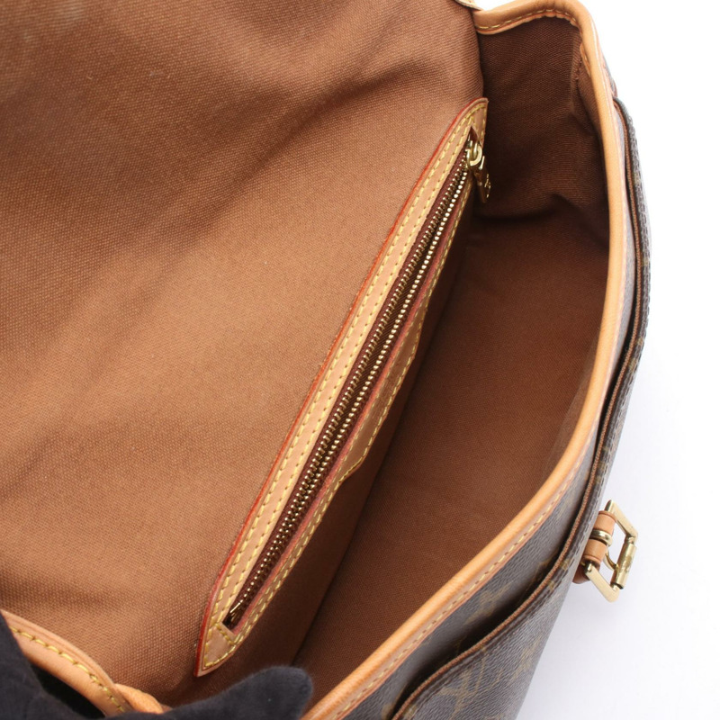 路易威登 Sologne 單肩斜背包 M42250 Monogram 皮革 棕色 二手-2