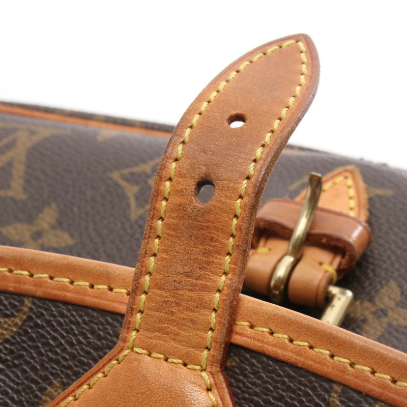 路易威登 Sologne 單肩斜背包 M42250 Monogram 皮革 棕色 二手-6
