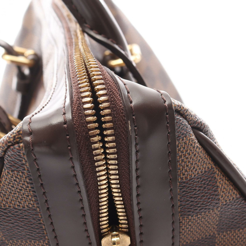 路易威登 Berkeley 單肩手提包 N52000 Damier 皮革 棕色 Ebene 二手-14