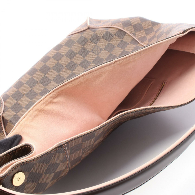 路易威登 Caissa Hobo 單肩包 N41556 Damier 帆布 棕色粉紅色 二手-5