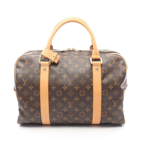 路易威登 Carryall 旅行手提包 M40074 Monogram 皮革 棕色 二手 男女通用