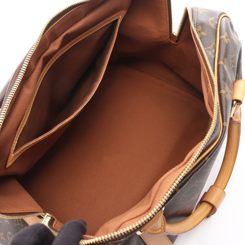 路易威登 Carryall 旅行手提包 M40074 Monogram 皮革 棕色 二手 男女通用-2