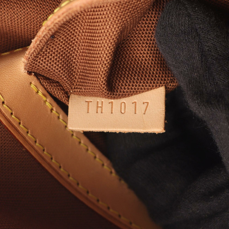 路易威登 Carryall 旅行手提包 M40074 Monogram 皮革 棕色 二手 男女通用-4