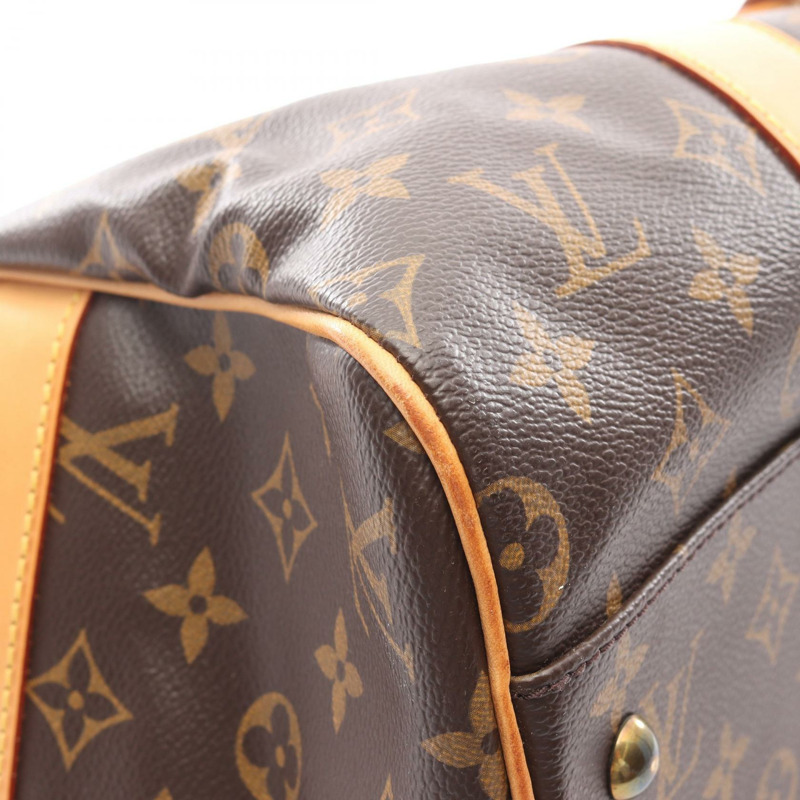 路易威登 Carryall 旅行手提包 M40074 Monogram 皮革 棕色 二手 男女通用-6