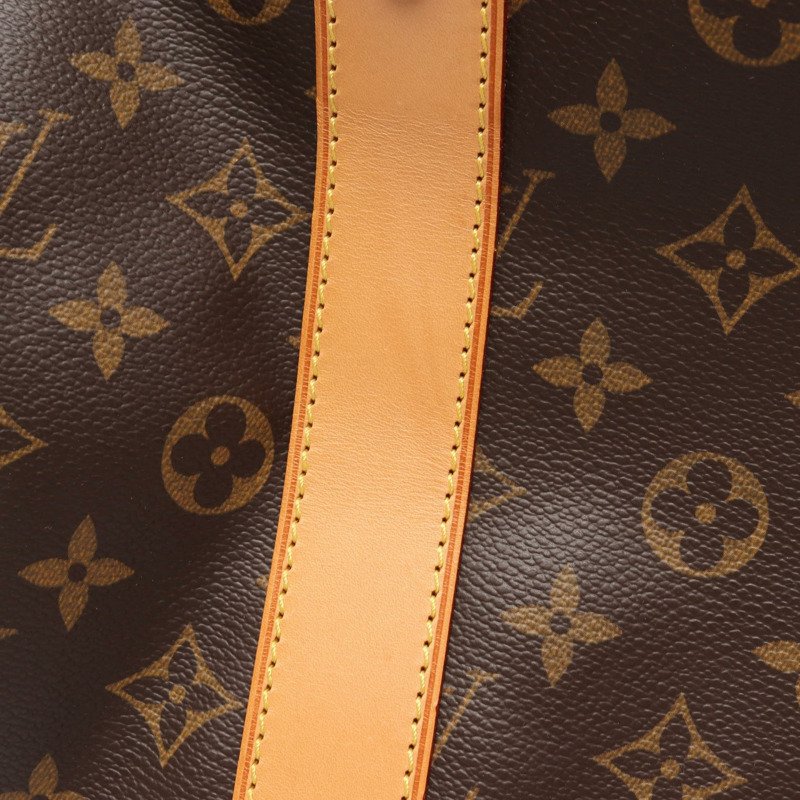 路易威登 Carryall 旅行手提包 M40074 Monogram 皮革 棕色 二手 男女通用-11