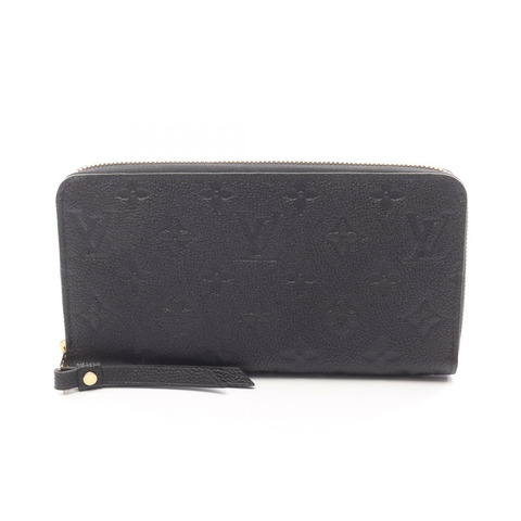 路易威登 Zippy around 長版皮夾 M61864 Monogram Empreinte 黑色 二手