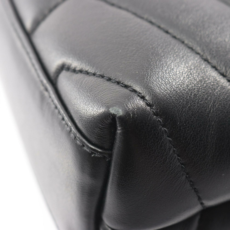 SAINT LAURENT PARIS LOULOU TOY 單肩斜背包 678401 黑色皮革 二手-6