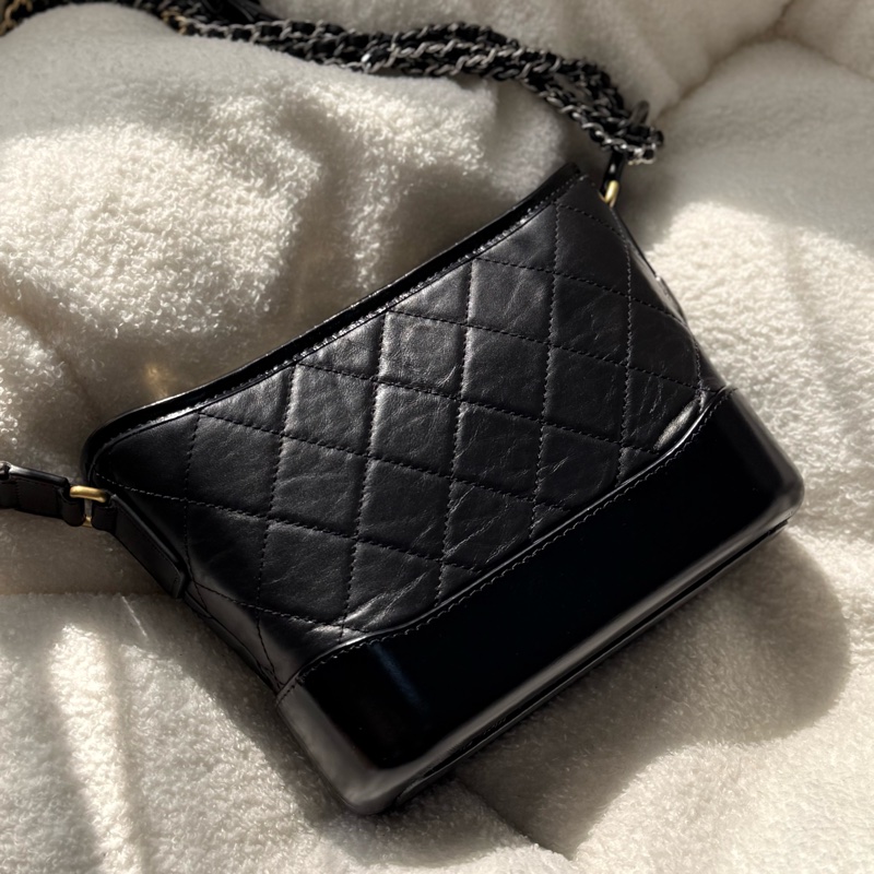 全新Chanel 黑色小號流浪包 ✨最新晶片款-1