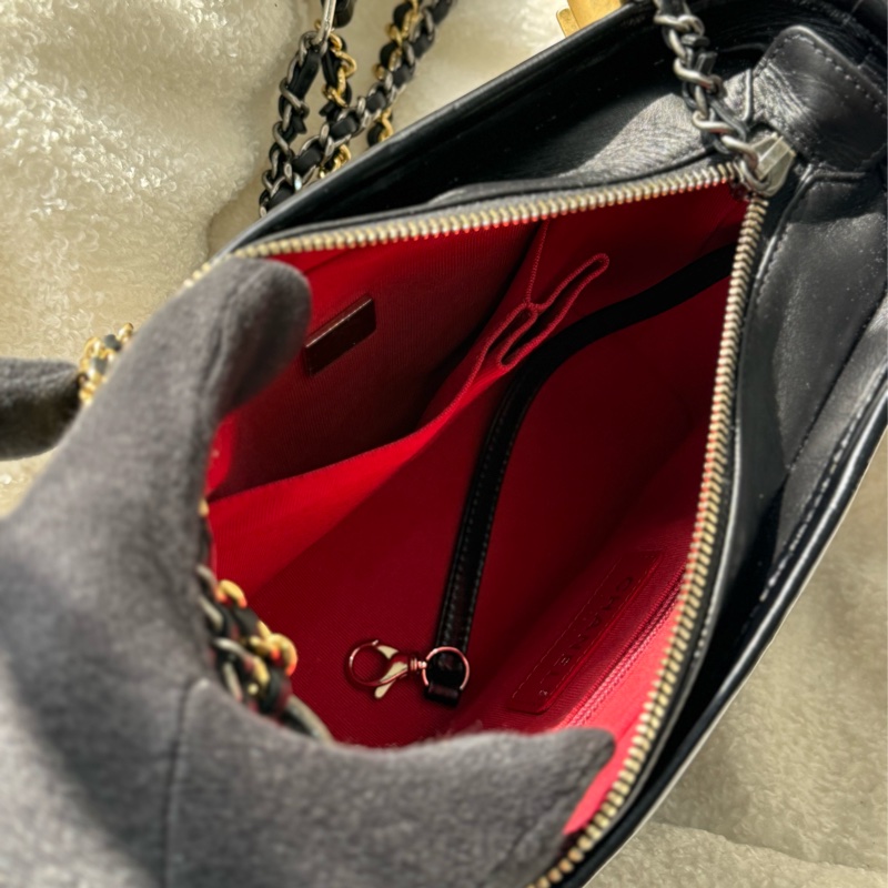 全新Chanel 黑色小號流浪包 ✨最新晶片款-10