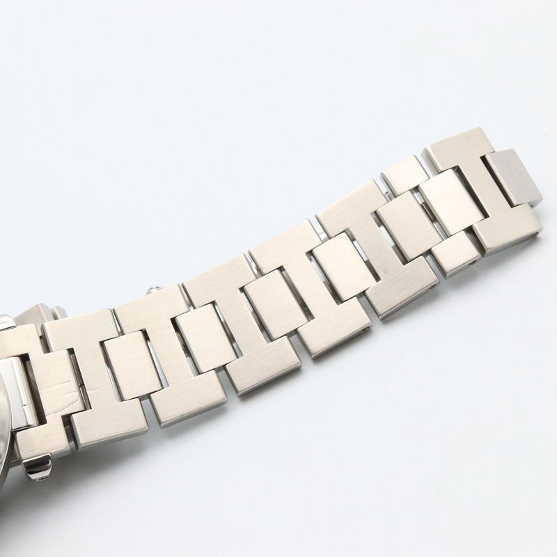 黒色錶盤 不鏽鋼 Pasha C 腕錶【Cartier 卡地亞】 W31053M7-10