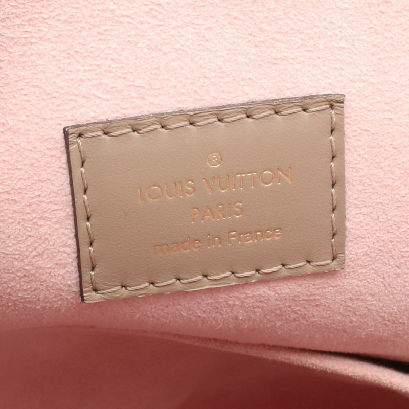 路易威登 Montsouris 小號雙肩包 M45410 Monogram empreinte 米色 二手女式-3