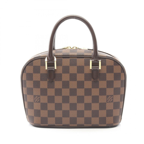 路易威登 Sarria 迷你手袋 N51286 Damier Ebene 帆布皮革二手女式