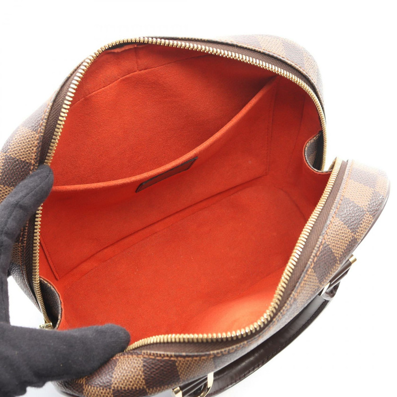 路易威登 Sarria 迷你手袋 N51286 Damier Ebene 帆布皮革二手女式-2