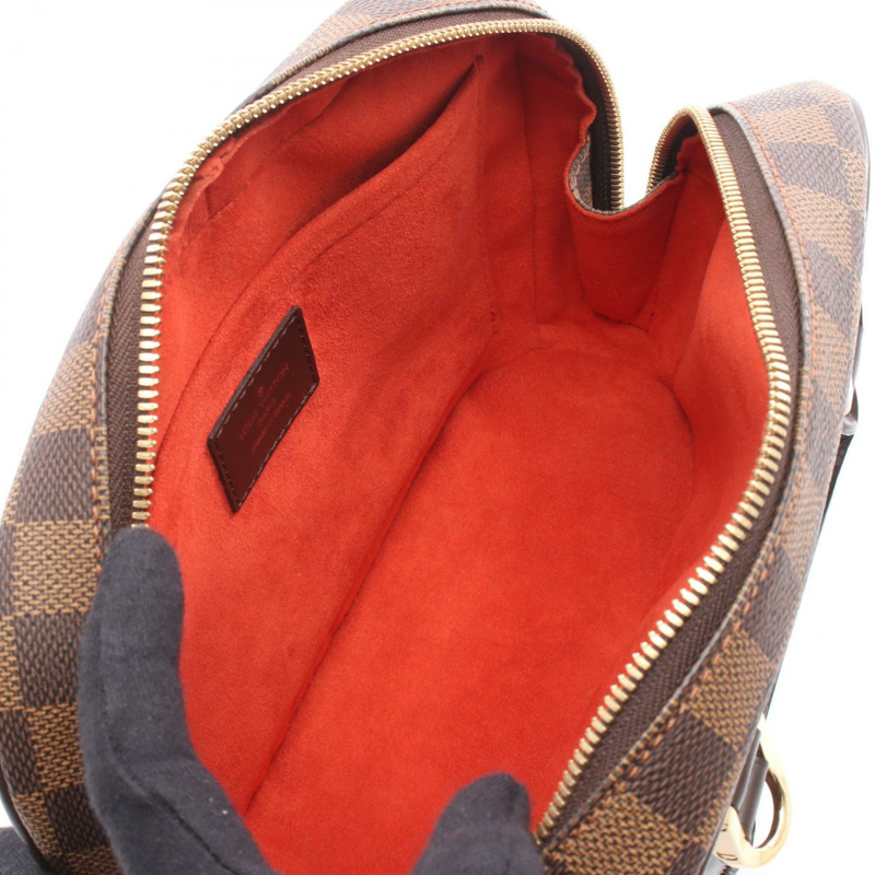 路易威登 Sarria 迷你手袋 N51286 Damier 帆布皮革 Ebene 二手女式-2