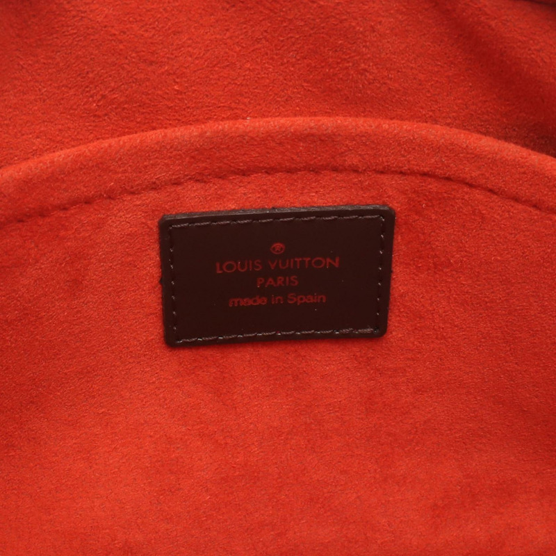 路易威登 Sarria 迷你手袋 N51286 Damier 帆布皮革 Ebene 二手女式-3