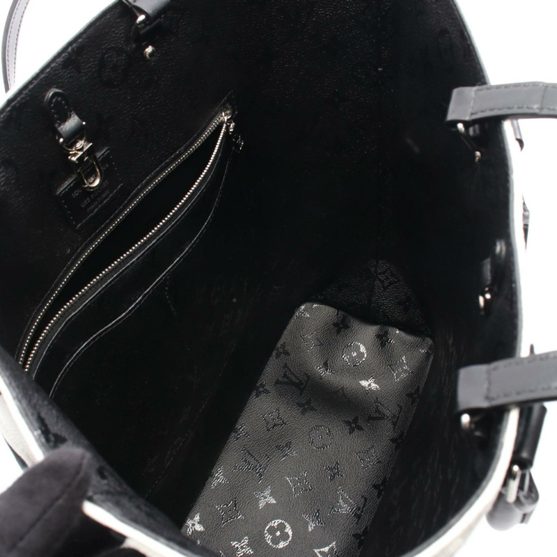 路易威登 Urs Fischer Cabas 手提包 M45567 簇絨 Monogram 帆布皮革-2