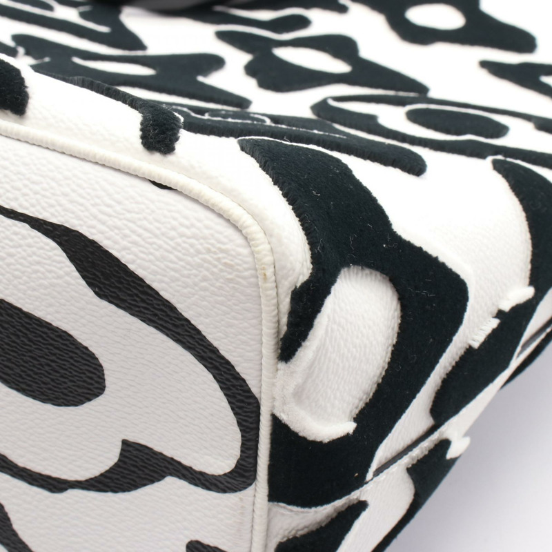 路易威登 Urs Fischer Cabas 手提包 M45567 簇絨 Monogram 帆布皮革-6