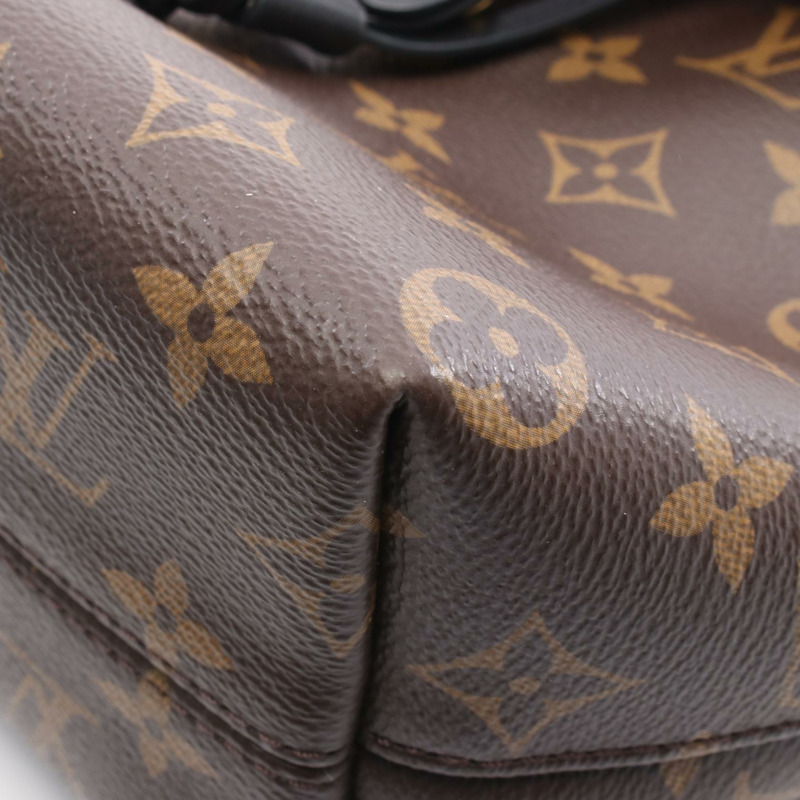 路易威登 Montsouris NM BB 雙肩包 M45516 Monogram 帆布 黑色 二手 LV-6