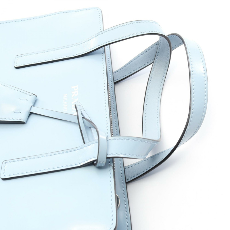 PRADA 1995 復刻版 SPAZZOLATO 斜背包 1BA357 皮革 藍色 二手-6