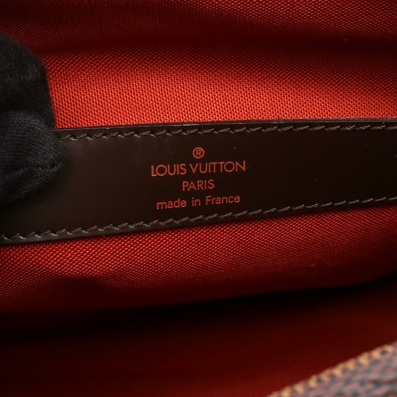 路易威登 Naviglio 單肩包 N45255 Damier 帆布棕色 Ebene 二手男女通用-3