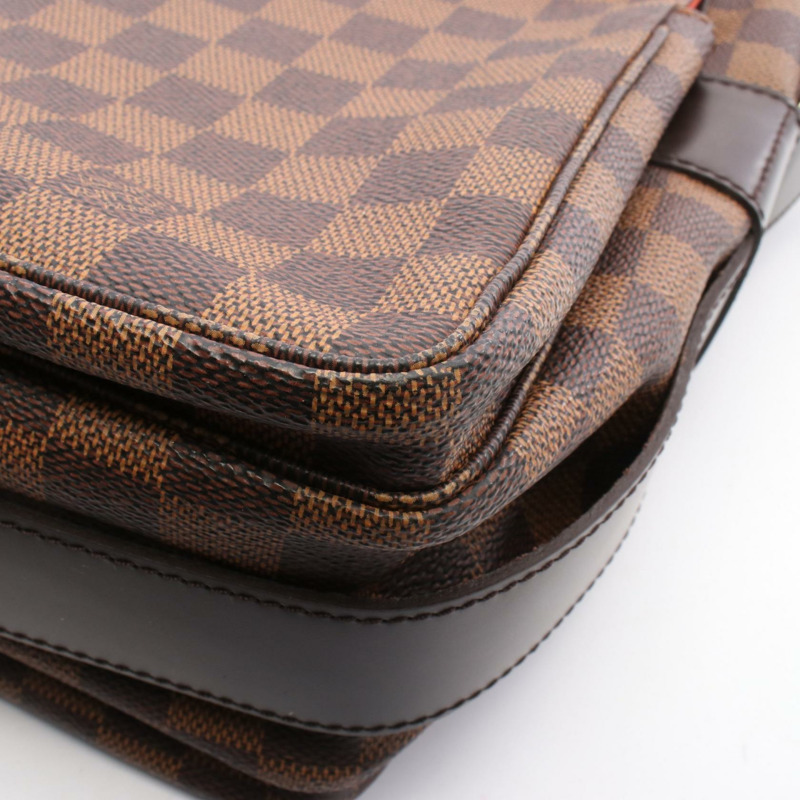 路易威登 Naviglio 單肩包 N45255 Damier 帆布棕色 Ebene 二手男女通用-5