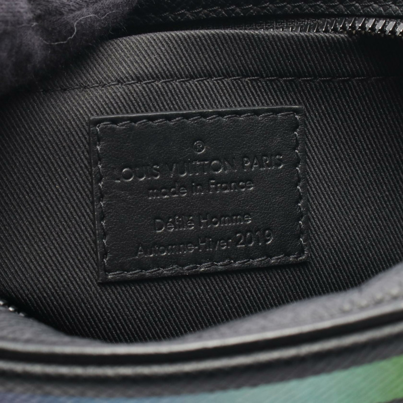 路易威登迷你軟箱肩背斜背包 M30351 皮革彩虹色二手-3