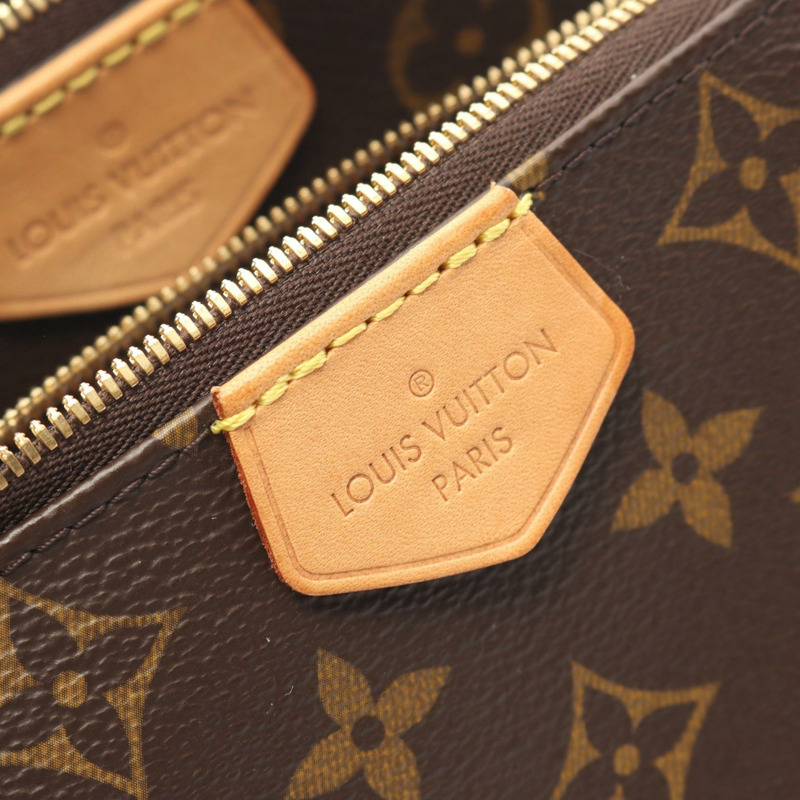 路易威登 多口袋配件 單肩包 M44840 Monogram 棕色 粉紅色-5
