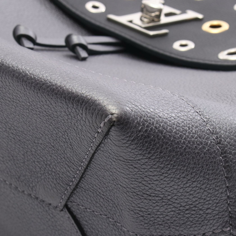 路易威登 Lockme 雙肩包 M42868 皮革 灰色 二手 女款 LV-6