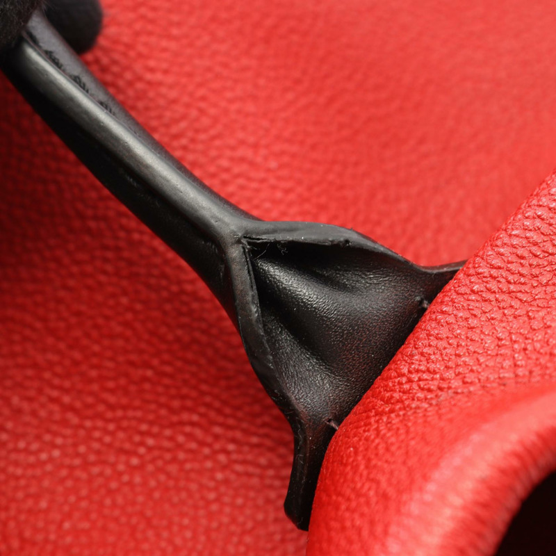 路易威登 (LOUIS VUITTON) 女士手提包 W PM 手提包 Monogram 皮革 棕色 紅色 黑色 二手 LV-7