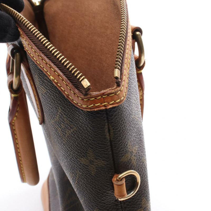 路易威登 Lockit 手提包 M40102 Monogram 帆布皮革棕色二手女士 LV-9