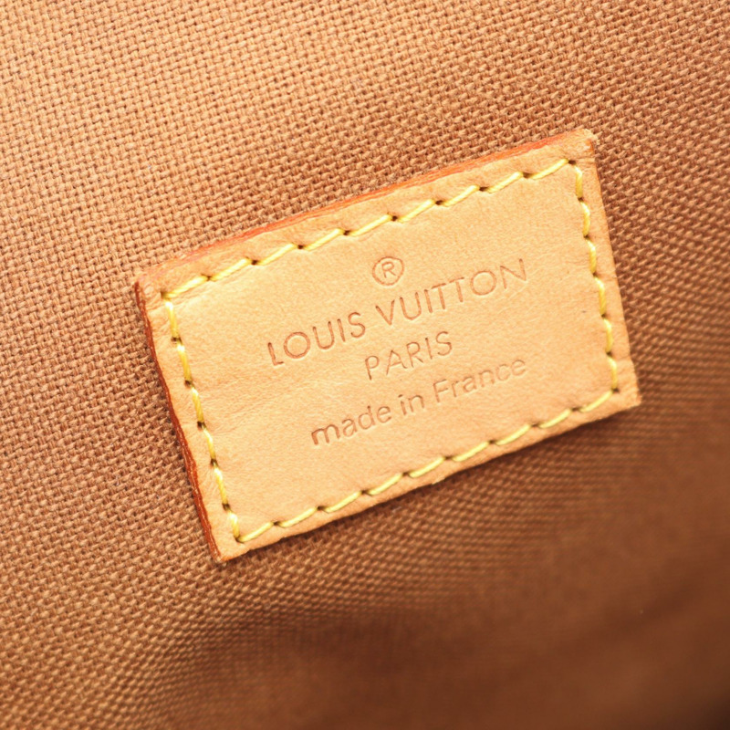 路易威登 Lockit 垂直手提包 M40103 Monogram 帆布皮革棕色二手-3