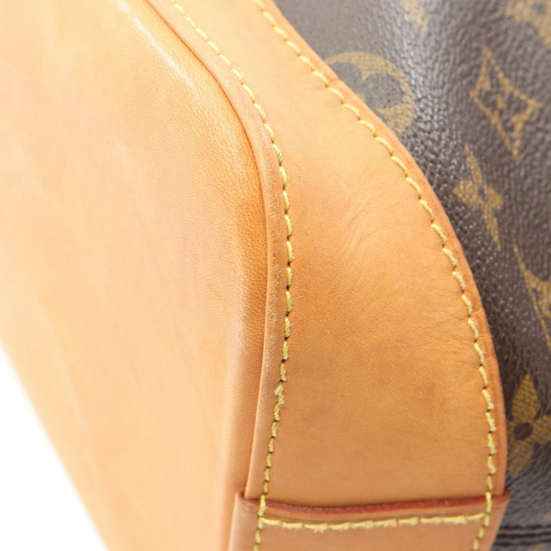 路易威登 Lockit 垂直手提包 M40103 Monogram 帆布皮革棕色二手-6