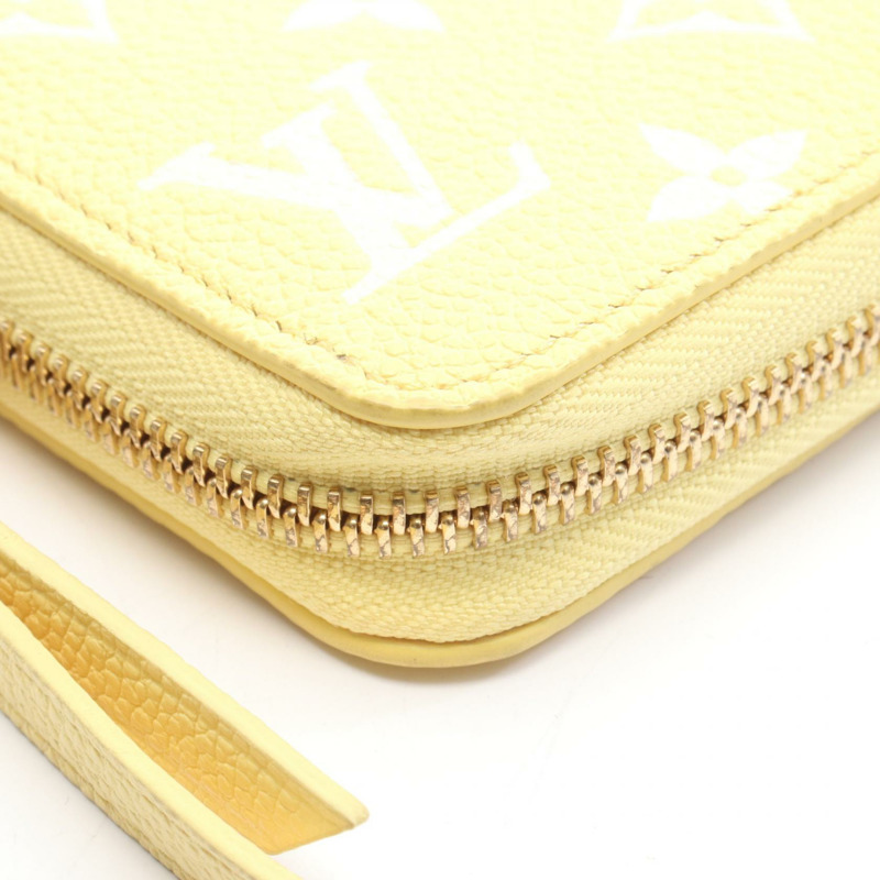 路易威登 Zippy Around 長錢包 M81427 Monogram Empreinte 黃色 二手 LV-6