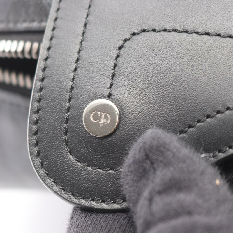 Dior Rango 22 CD 鑽石肩背包 1ADPO249CDP 帆布皮革 黑色 海軍藍 二手-8