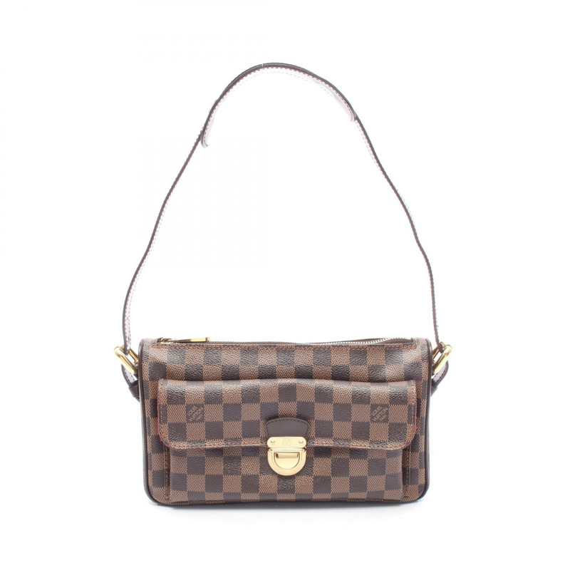 路易威登 Ravello GM 單肩包 N60006 Damier 帆布皮革 Ebene 二手 LV-0