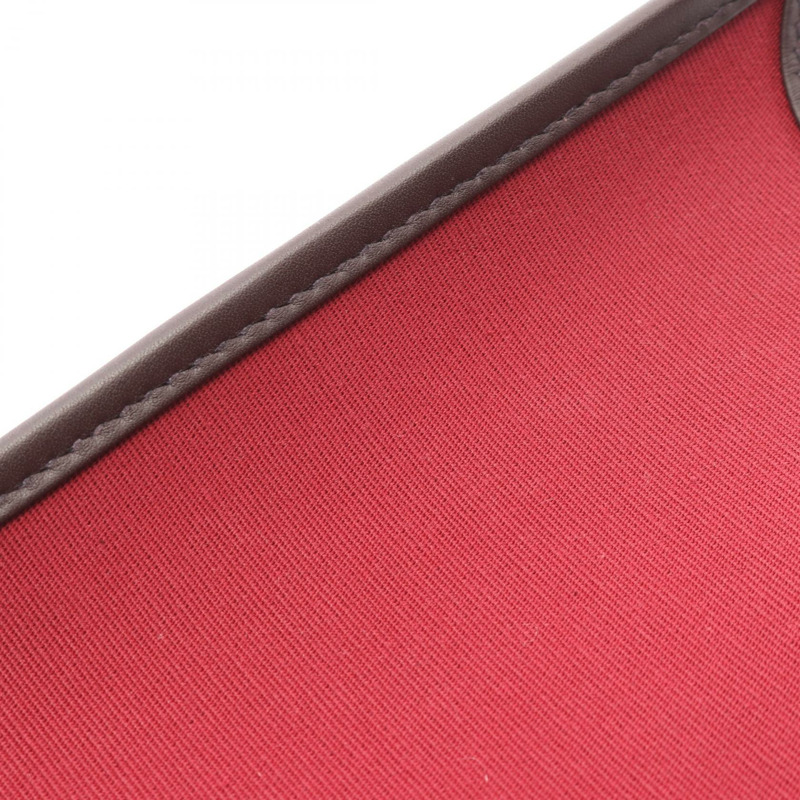 愛馬仕 Neo Evelyne TPM 單肩背包，Toile officier Swift 皮革，波爾多紅，二手-5