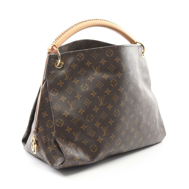 路易威登 Artsy MM 肩背包 M40249 Monogram 帆布皮革棕色二手-1