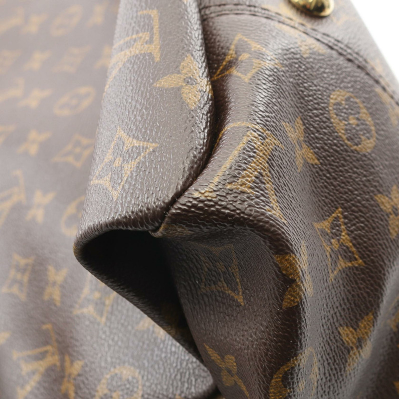 路易威登 Artsy MM 肩背包 M40249 Monogram 帆布皮革棕色二手-6