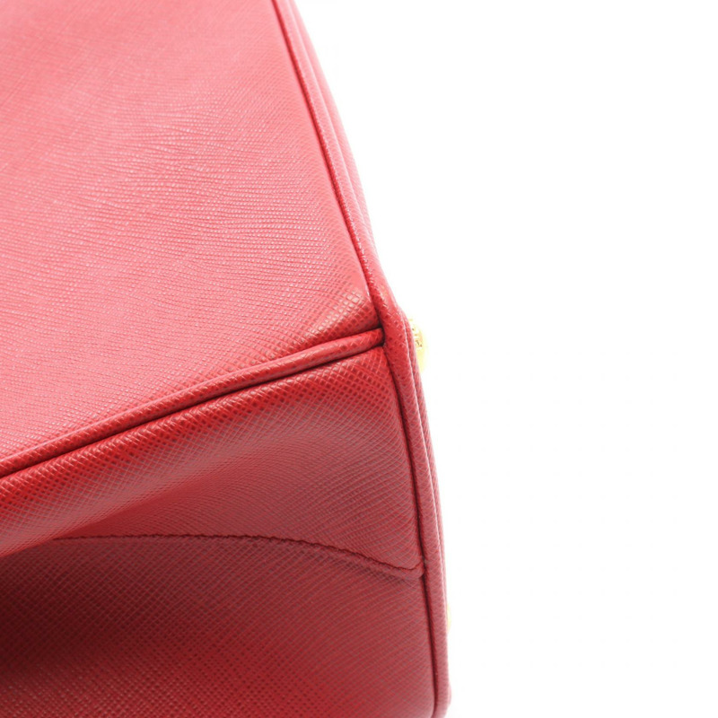 PRADA Galleria 肩背斜背包 1BA896 紅色皮革 二手 女士-4