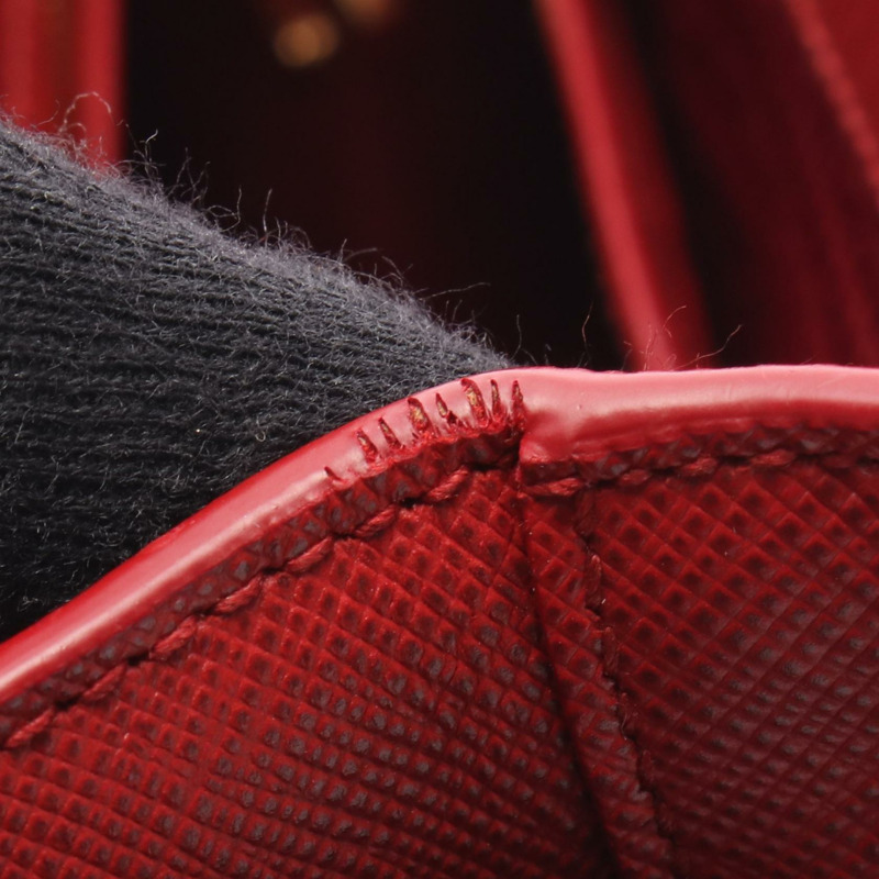 PRADA Galleria 肩背斜背包 1BA896 紅色皮革 二手 女士-6